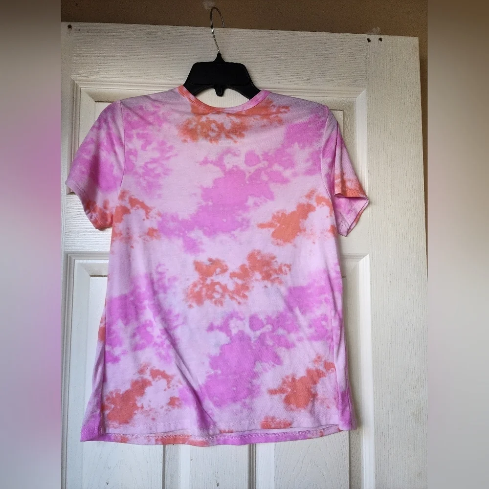 Nickelodeon Pink Tie-Dye SpongeBob Kids T-Shirt - Picture 3 of 3